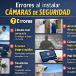 errores al instalar cámaras de seguridad en vivienda Málaga